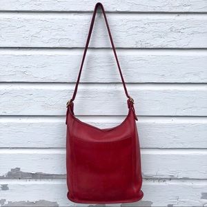 Vintage Coach Legacy Crossbody Leather Purse Red